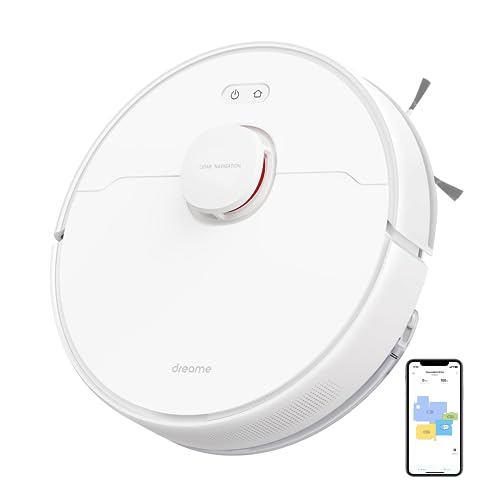 dreame F9 Pro Staubsaugerroboter und Wischmopp 2-in-1, LiDAR Navigation, 150 min Laufzeit, Staubsauger- und Wischroboter, 2500Pa Saugkraft, Kartierung für mehrere Böden, WLAN/APP/Alexa