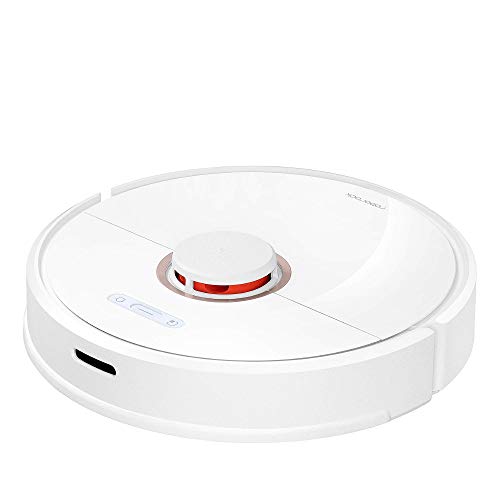roborock S6 Saug- und Wischroboter (Saugleistung 2000Pa, 180min Akkulaufzeit, 480ml Staubbehälter, 140ml Wassertank, 67db Lautstärke, Adaptiver Routenalgorithmus, App- und Sprachsteuerung) Weiß