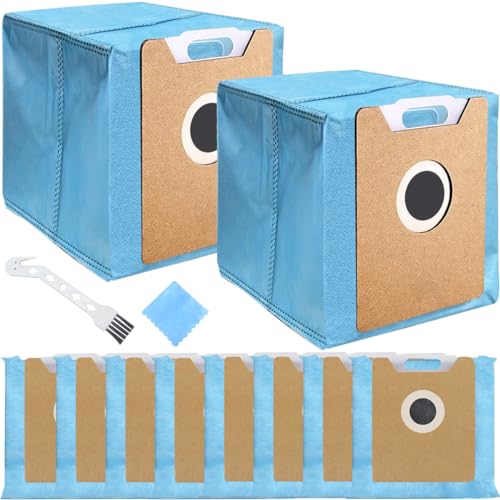 EATBALE Staubbeutel für Eufy Clean G35+, G40+, G40 Hybrid+ Saugroboter Absaugstation, Ersatzteile Zubehör Staubsaugerbeutel 4-Lagiges Filtersystem mit Aktivkohlegewebe (10 Stück)